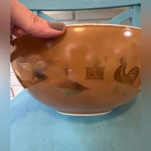 Vintage Pyrex Americana Brown Bowl
